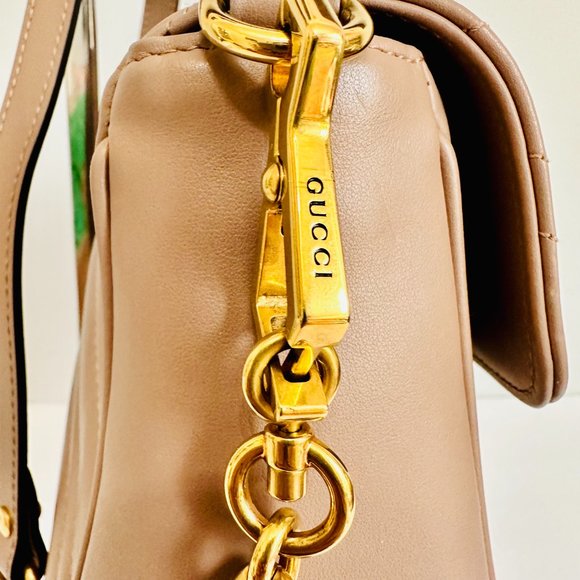 NWOT AUTH GUCCI GG MARMONT SMALL TOP HANDLE SATCHEL SHOULDER BAG 498110.204991 - Picture 9 of 14